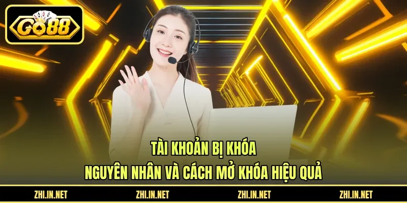 Tài khoản bị khóa